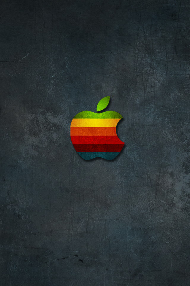 Rainbow Stone Apple iPhone Wallpaper HD