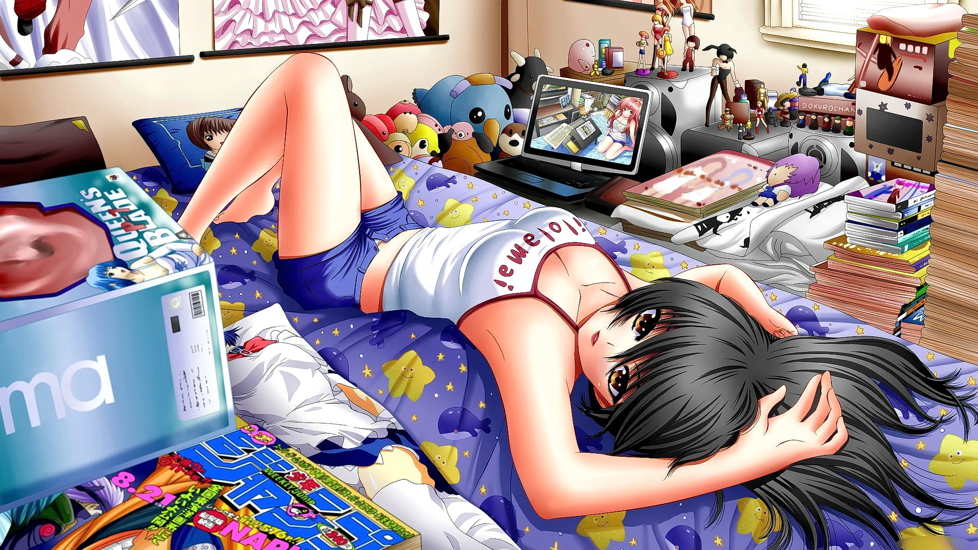 Anime Girl Desktop Background Flip Wallpaper