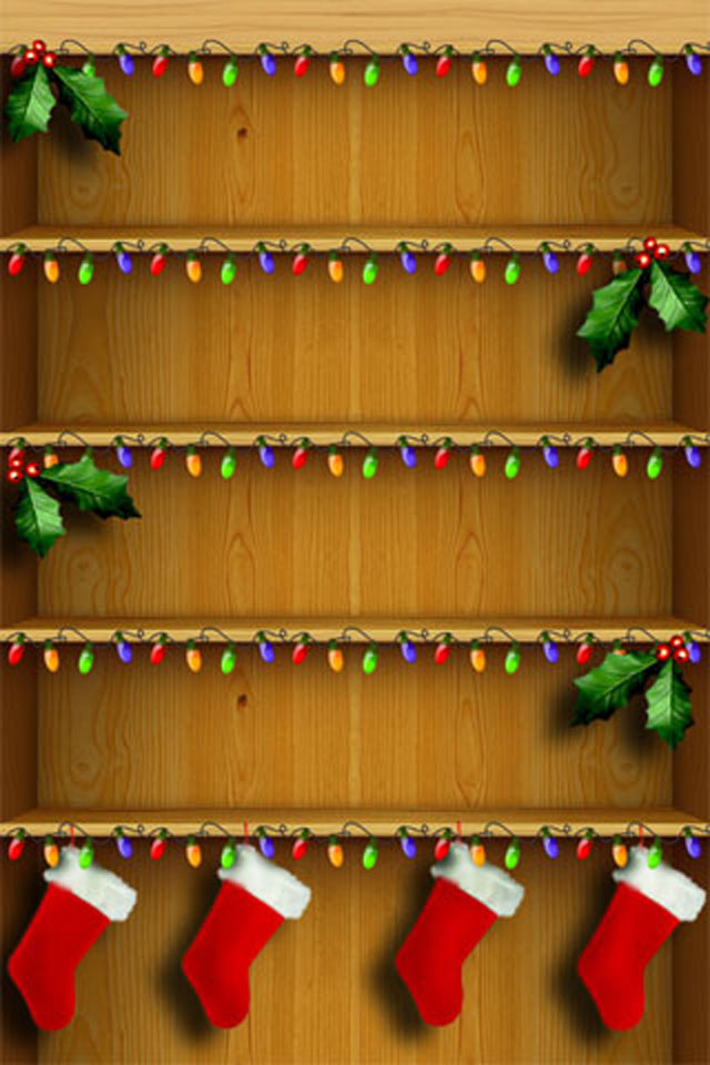 Christmas Lights iPhone Wallpaper HD