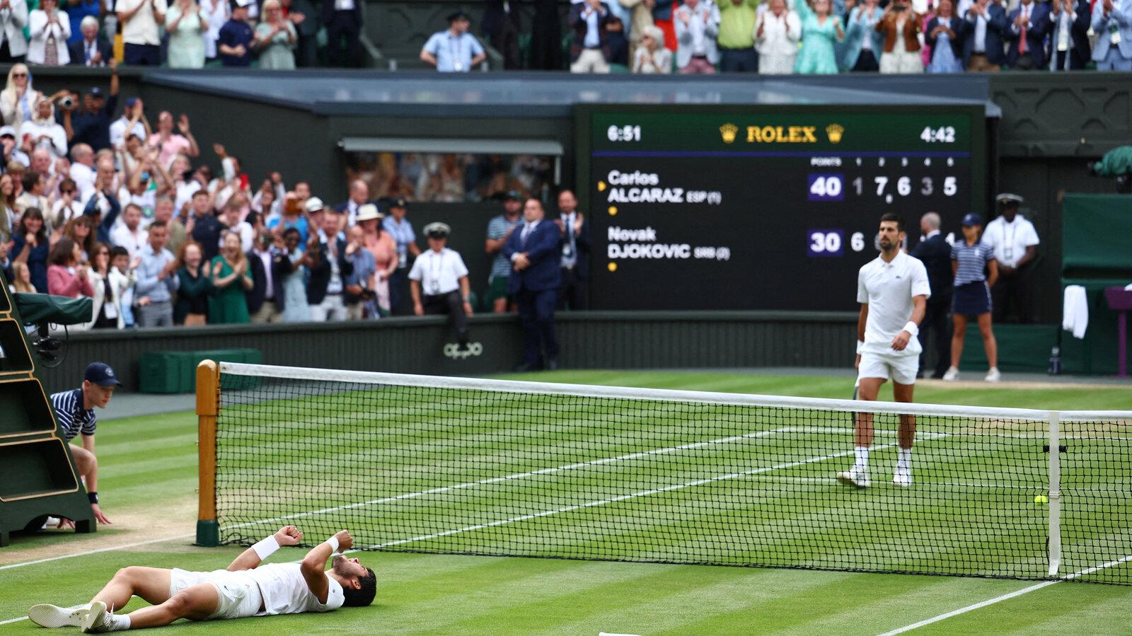 Alcaraz Wins Wimbledon In A Thrilling Eback Against Djokovic
