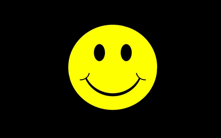 Happy Smiley Face Faces Black Background Wallpaper Mood