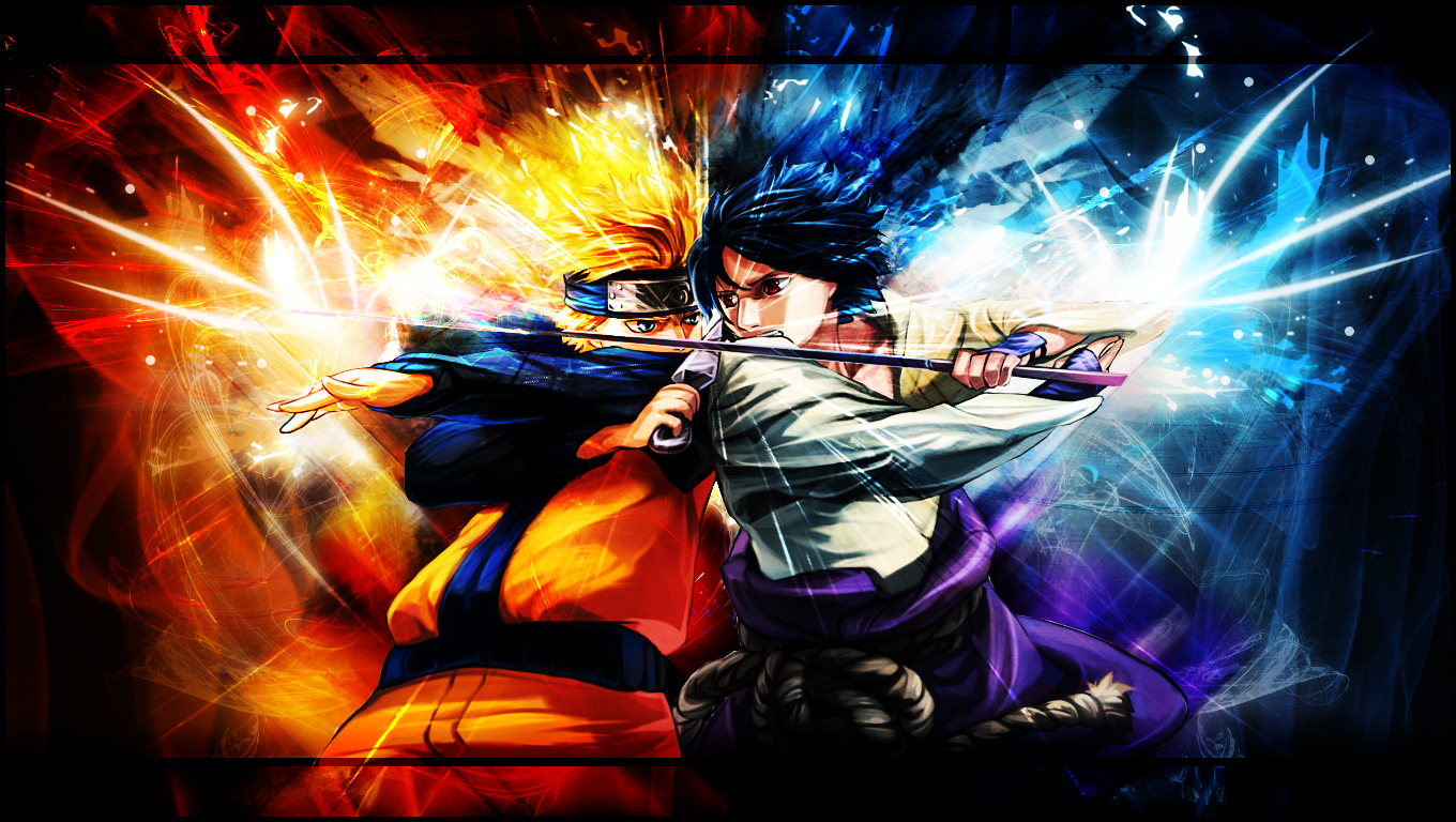 Naruto And Sasuke Wallpaper By Xky03