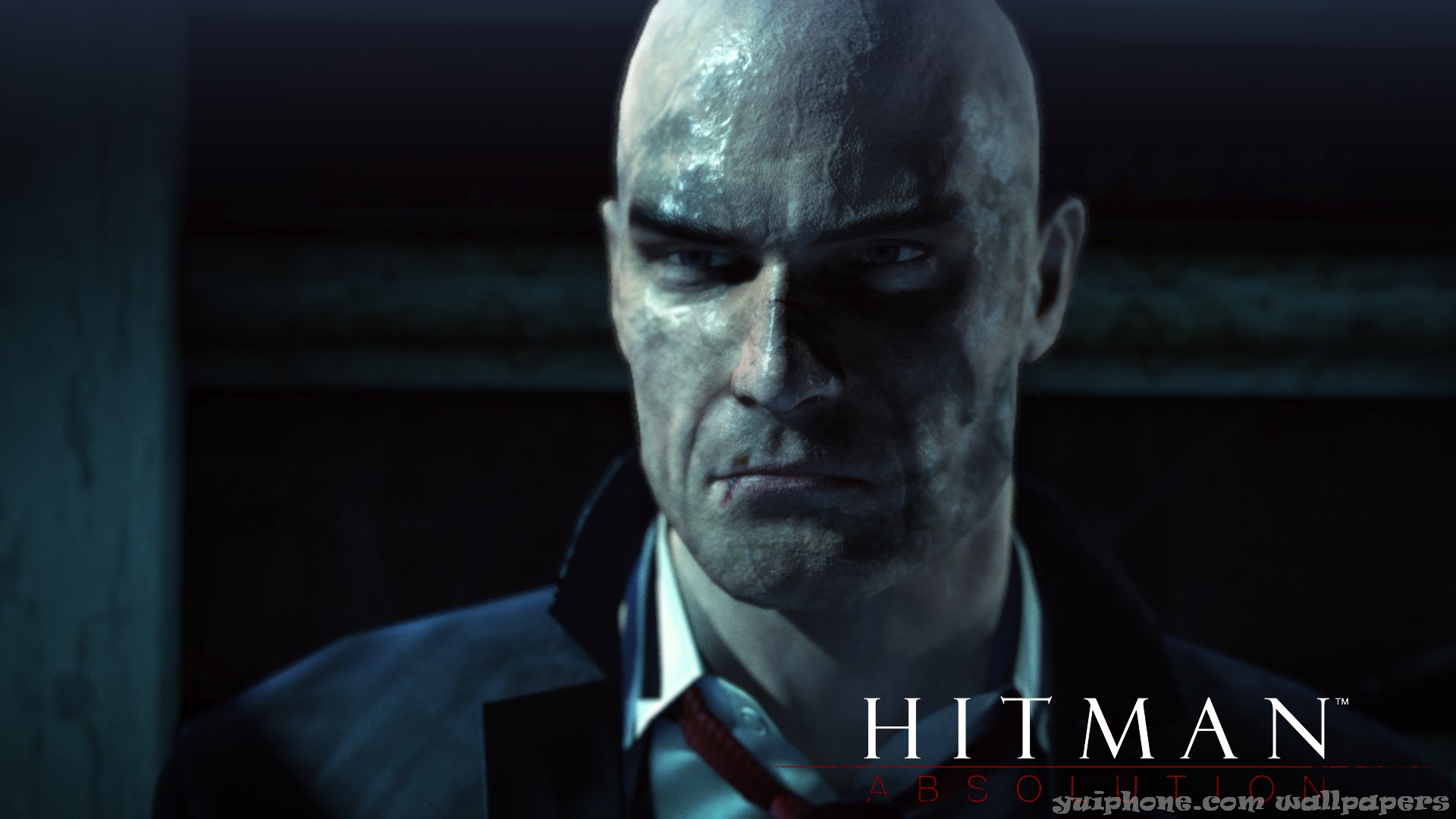 Hitman After Burning Hotel Close Up Absolution Wallpaper 1080p
