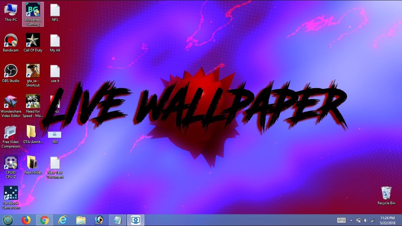 How To And Set Live Wallpaper In Pc Windows