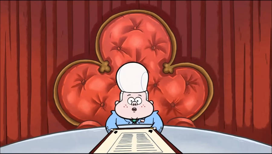 Gideon Gleeful Flower Red Chair Wallpaper