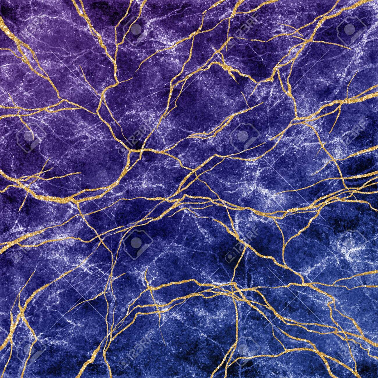 Free download Abstract Background Blue Marble With Gold Glitter Veins