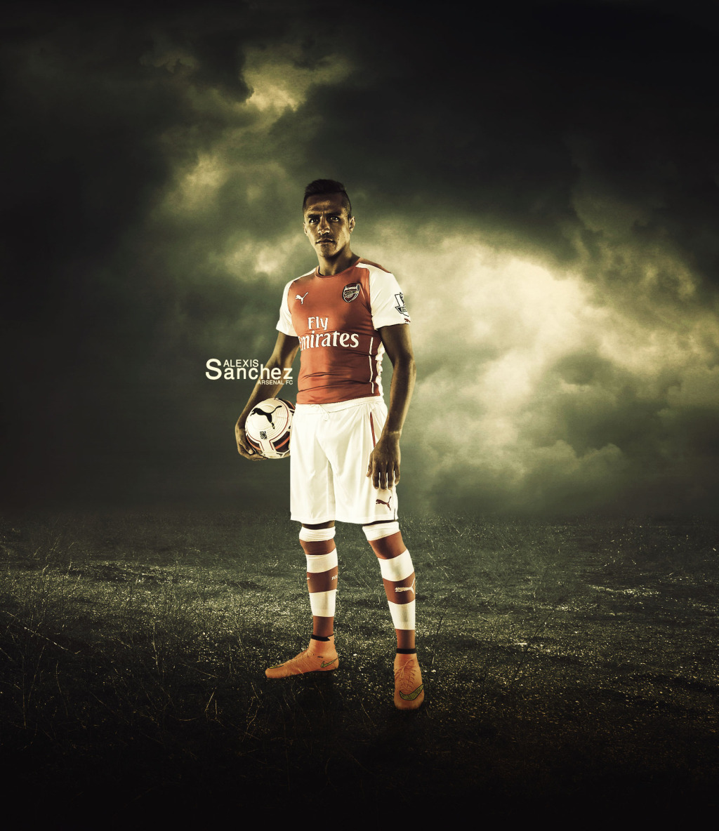 Poster Bola Arsenal Alexis Sanchez Posterbola