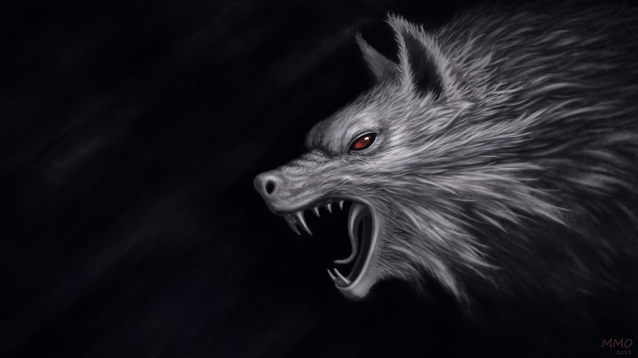 Scary Wolf Wallpaper Group