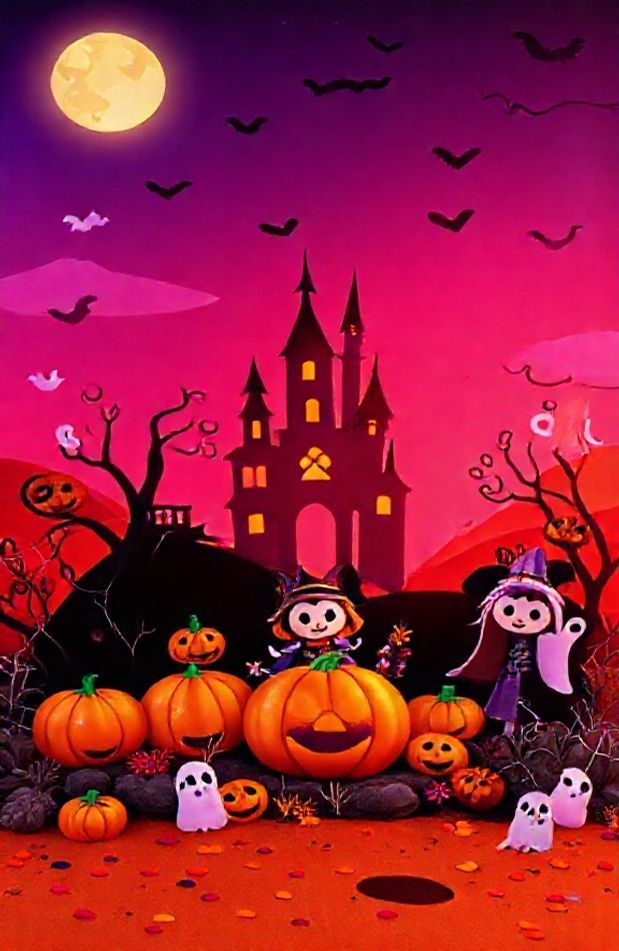 Disney Halloween Wallpaper Background