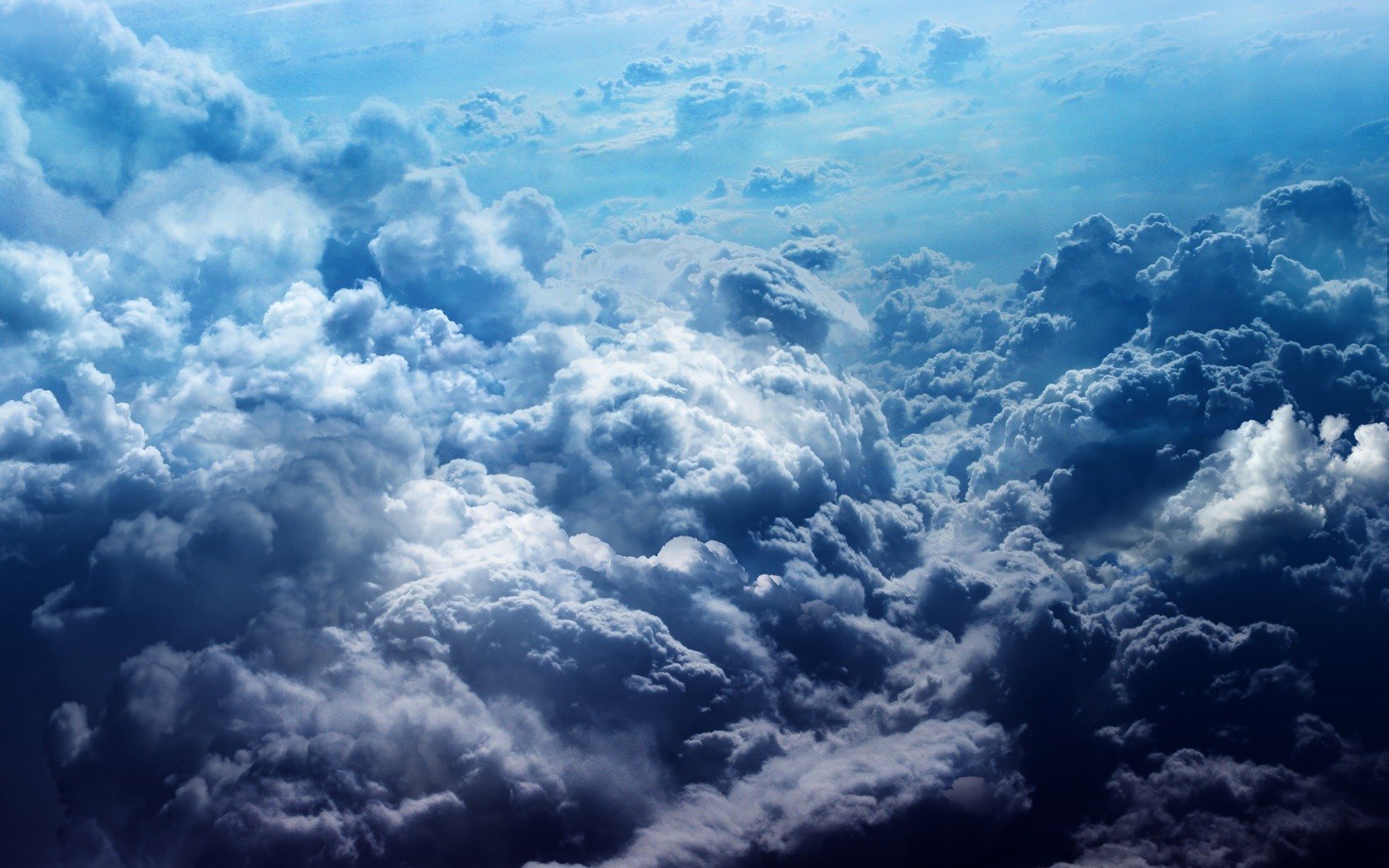 Blue Clouds desktop wallpaper 1680x1050