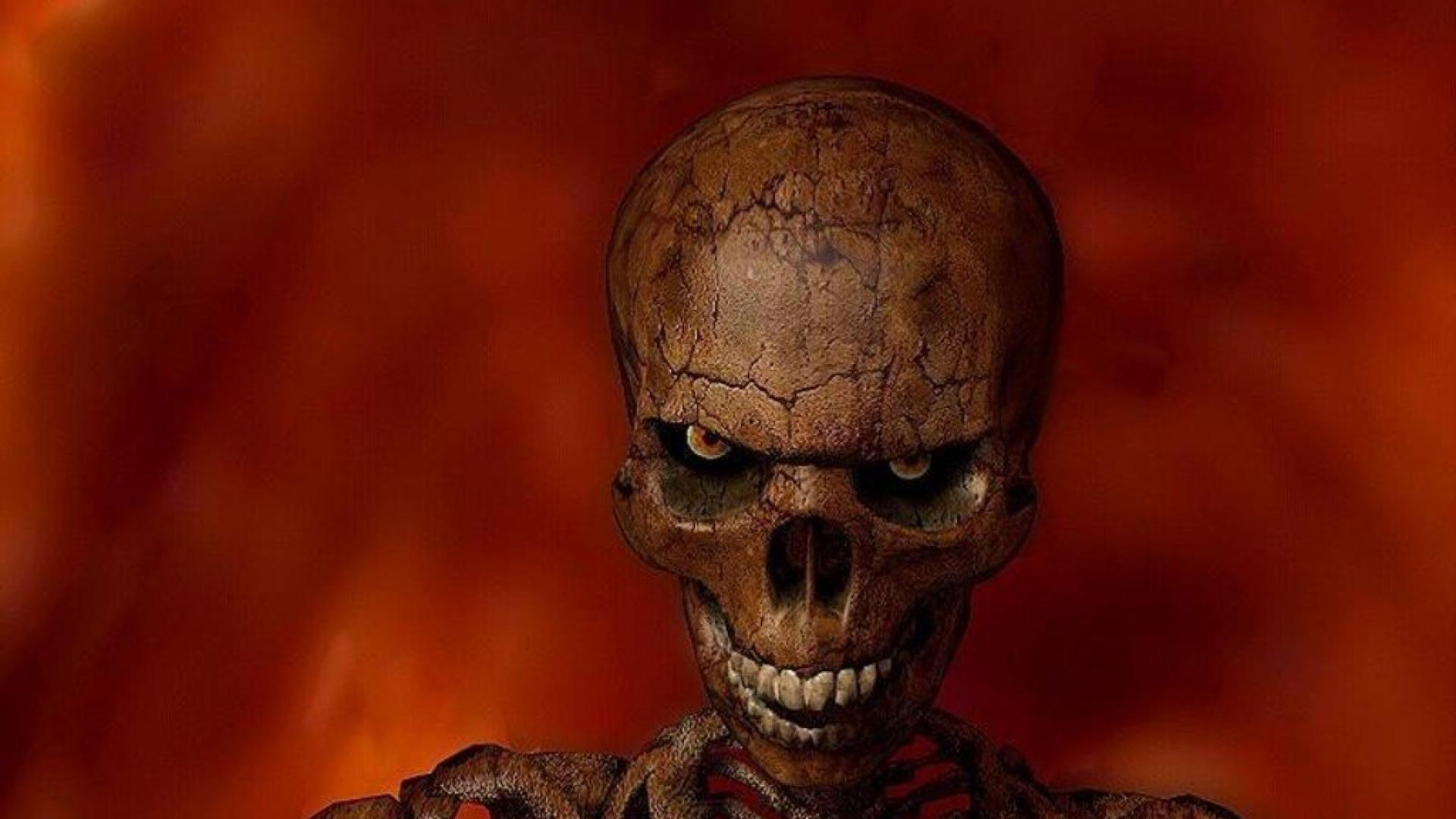 Scary Skeleton Horror Artwork HD Wallpaper Hq Desktop