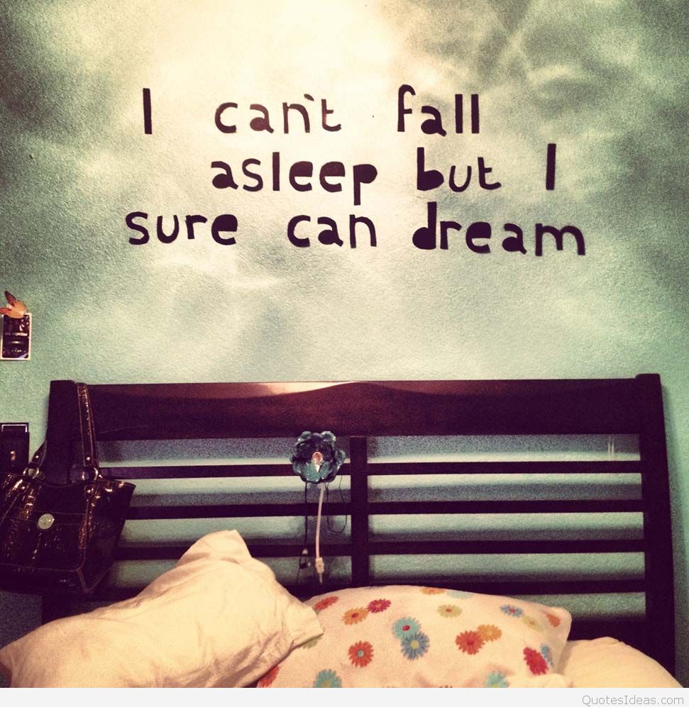I Can T Fall Asleep Quote Wallpaper HD