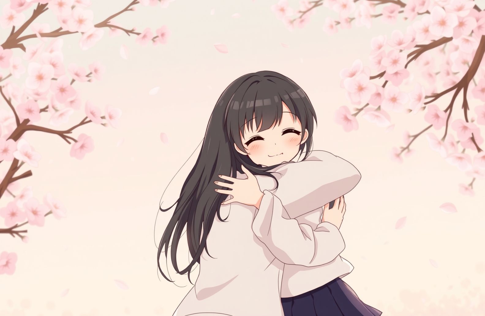 Anime Hug Wallpaper