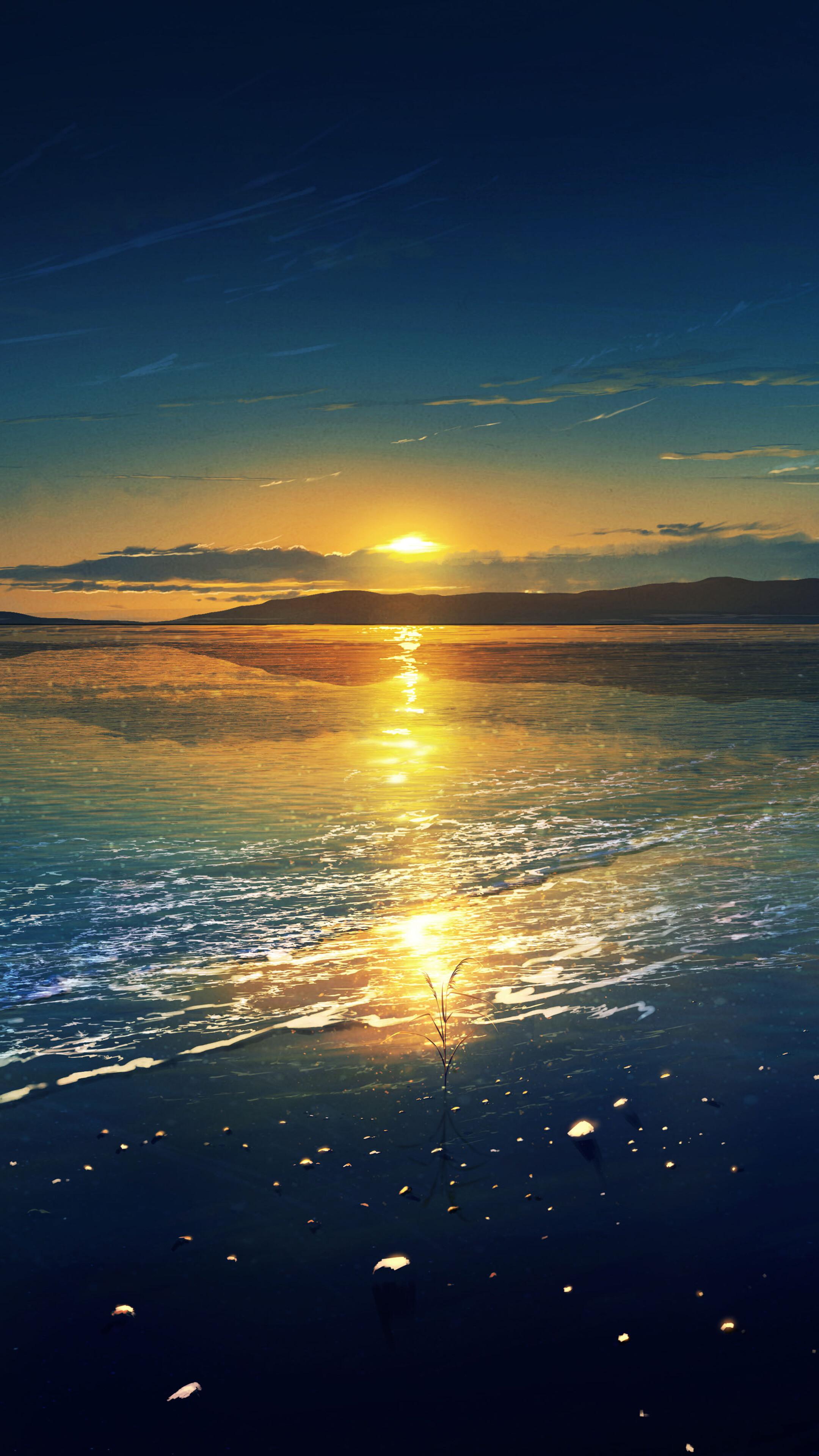 Beautiful Beach Sunset 4K Wallpaper iPhone HD Phone 6510f