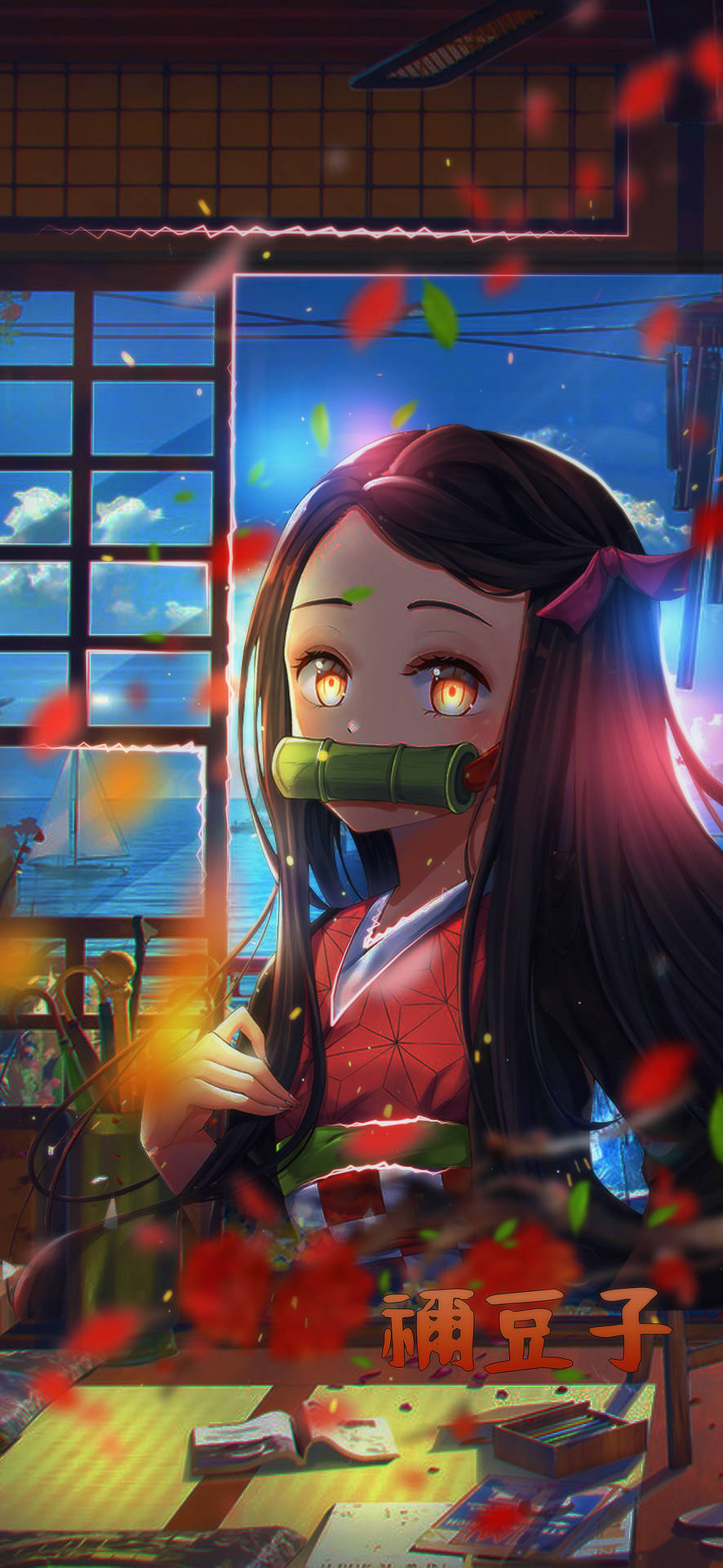 Nezuko Phone Wallpaper