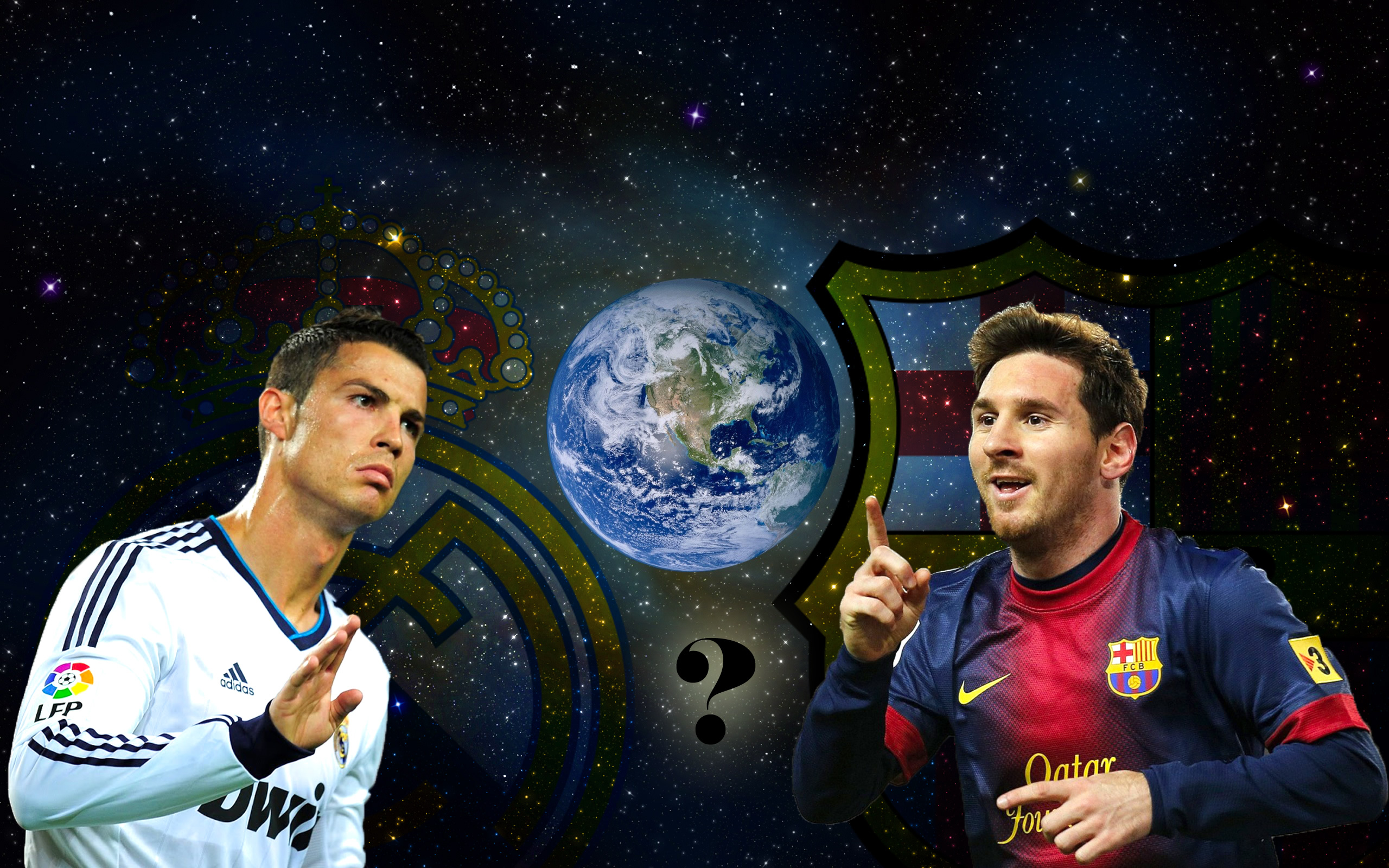Ronaldo And Messi Wallpaper Wallpaperesque