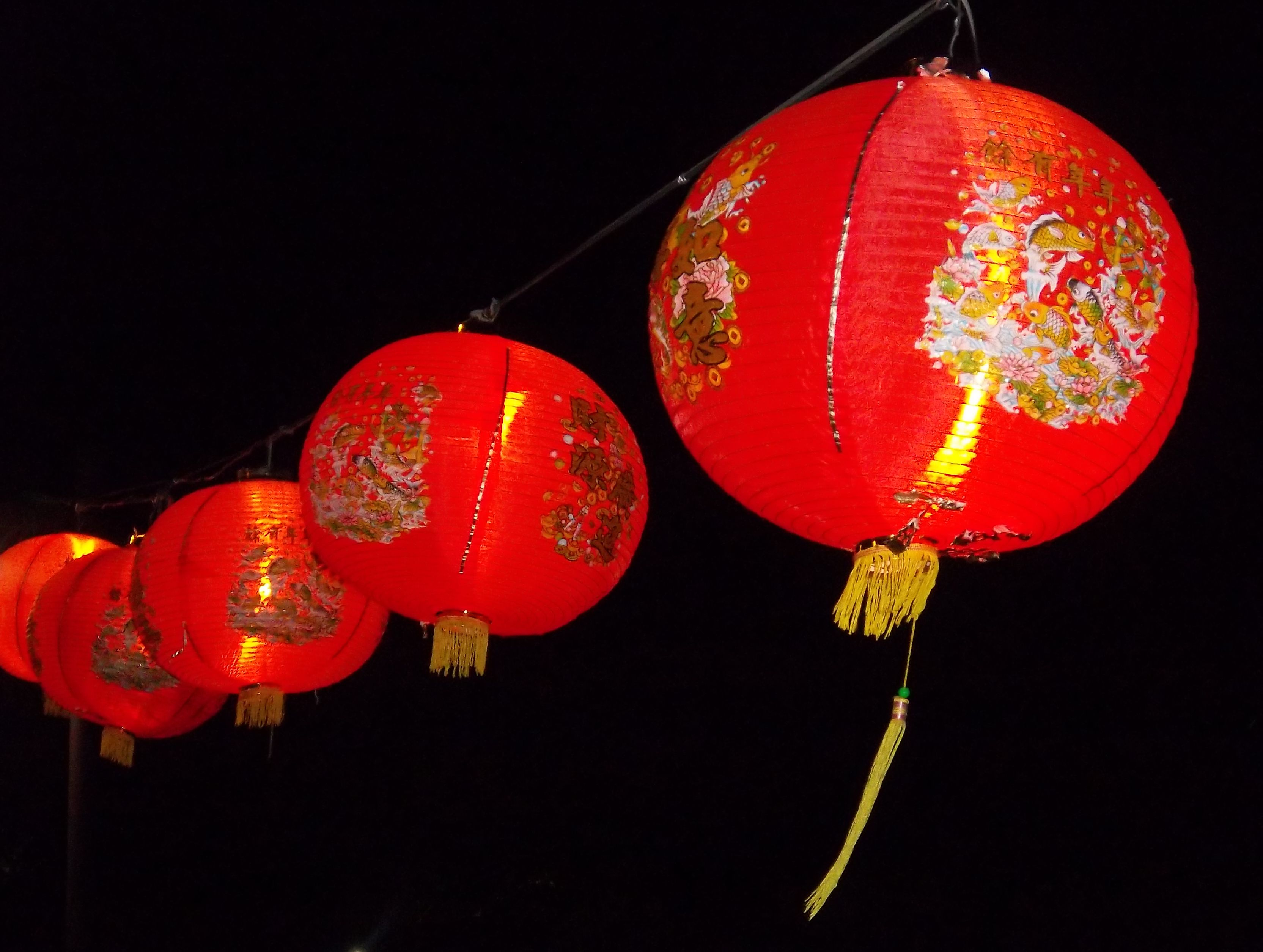 Chinese New Year Lanterns Lamps For Wallpaper HD