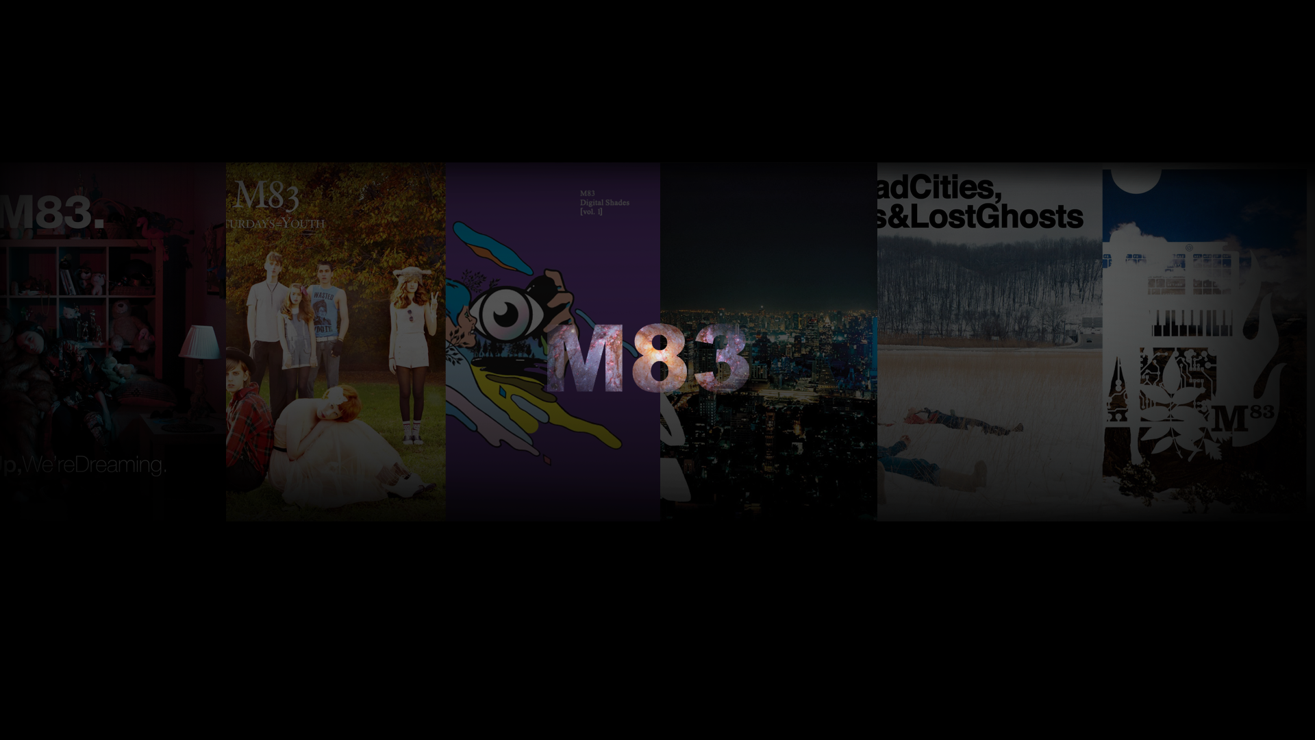 Tried To Make A Wallpaper For My Favourite M83 Albums