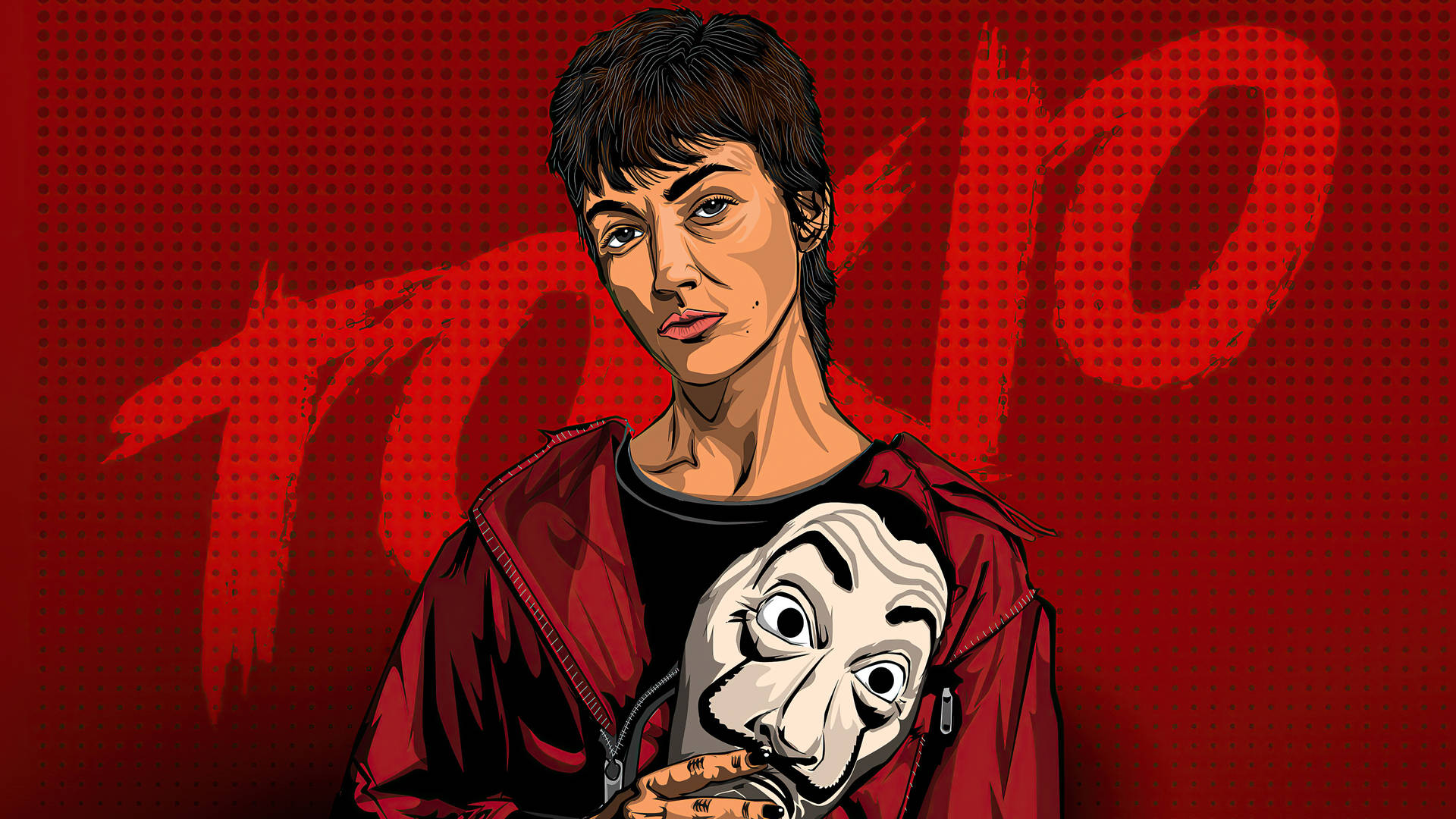 Top Money Heist Mask Wallpaper Full HD 4k To Use