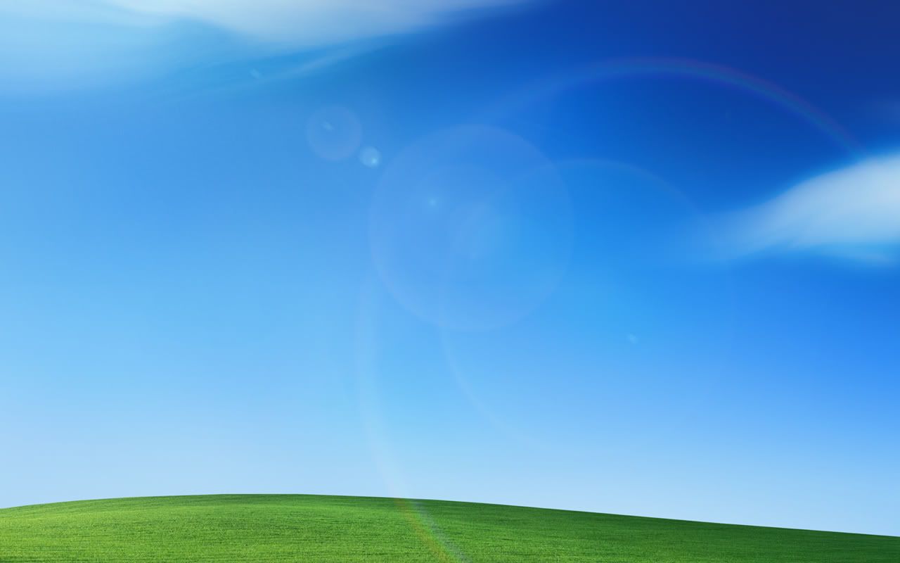 Windows XP Landscape Night HD Wallpaper