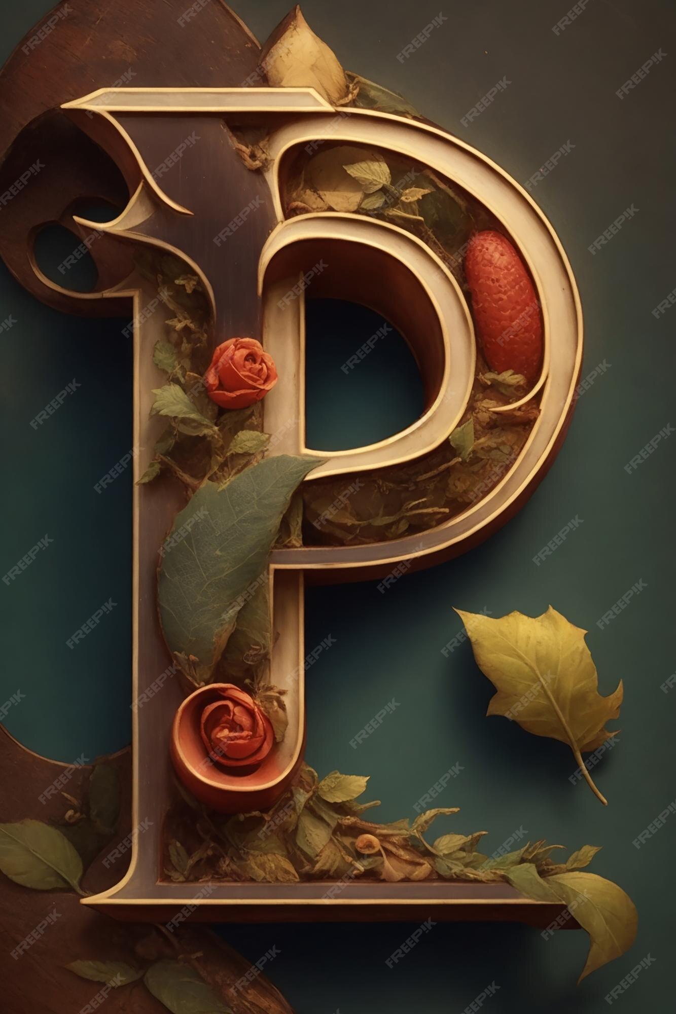 P Letter Wallpaper