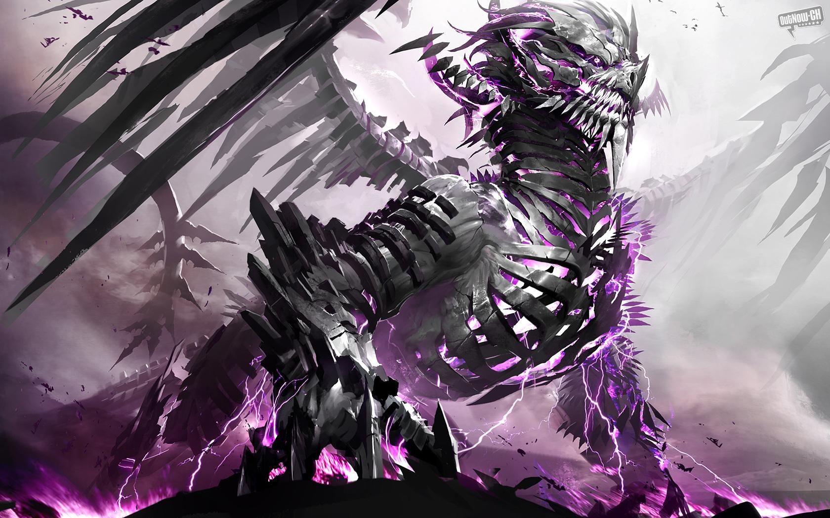 Purple Lightning Dragon Wallpaper Myspace