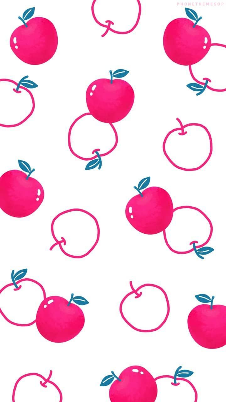 Apple Pattern Wallpaper