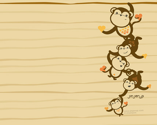 Cute Monkey Wallpaper Background Desktop Quoteko
