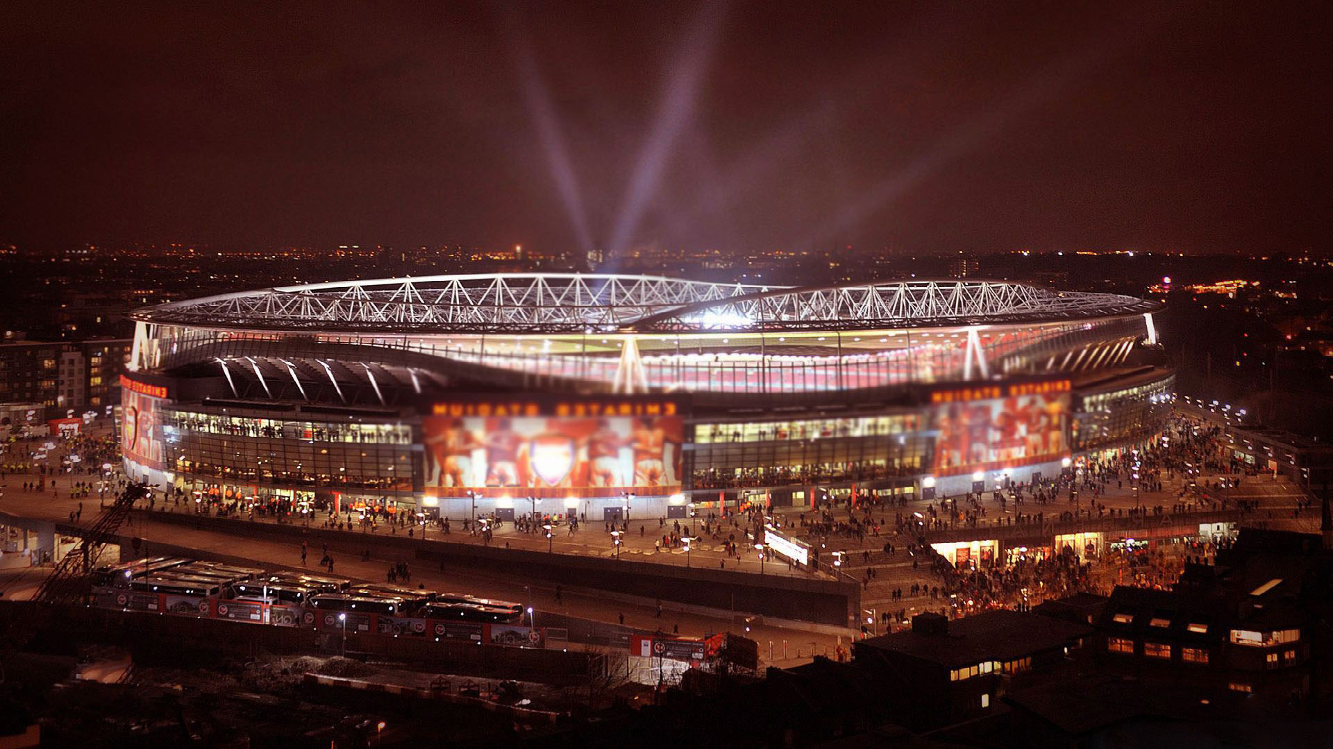 Arsenal Emirates Stadium Wallpaper HD  PixelsTalkNet  Stadium wallpaper Arsenal  stadium Arsenal