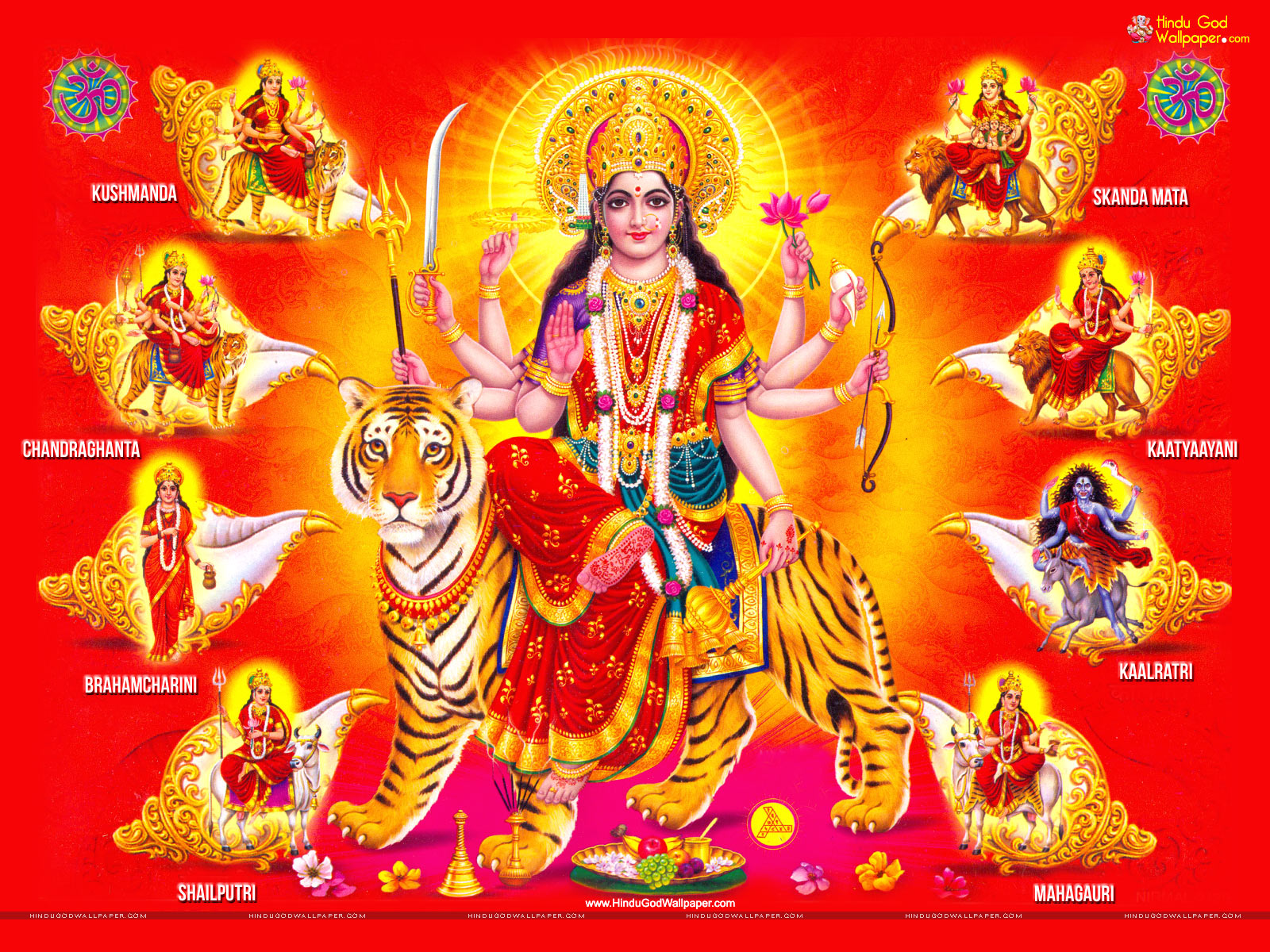 Nav Durga Maa HD Wallpaper