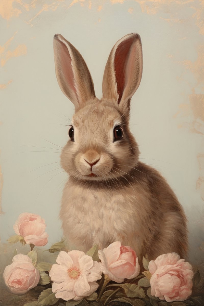 Cute Aesthetic Bunny Image Wallpaper