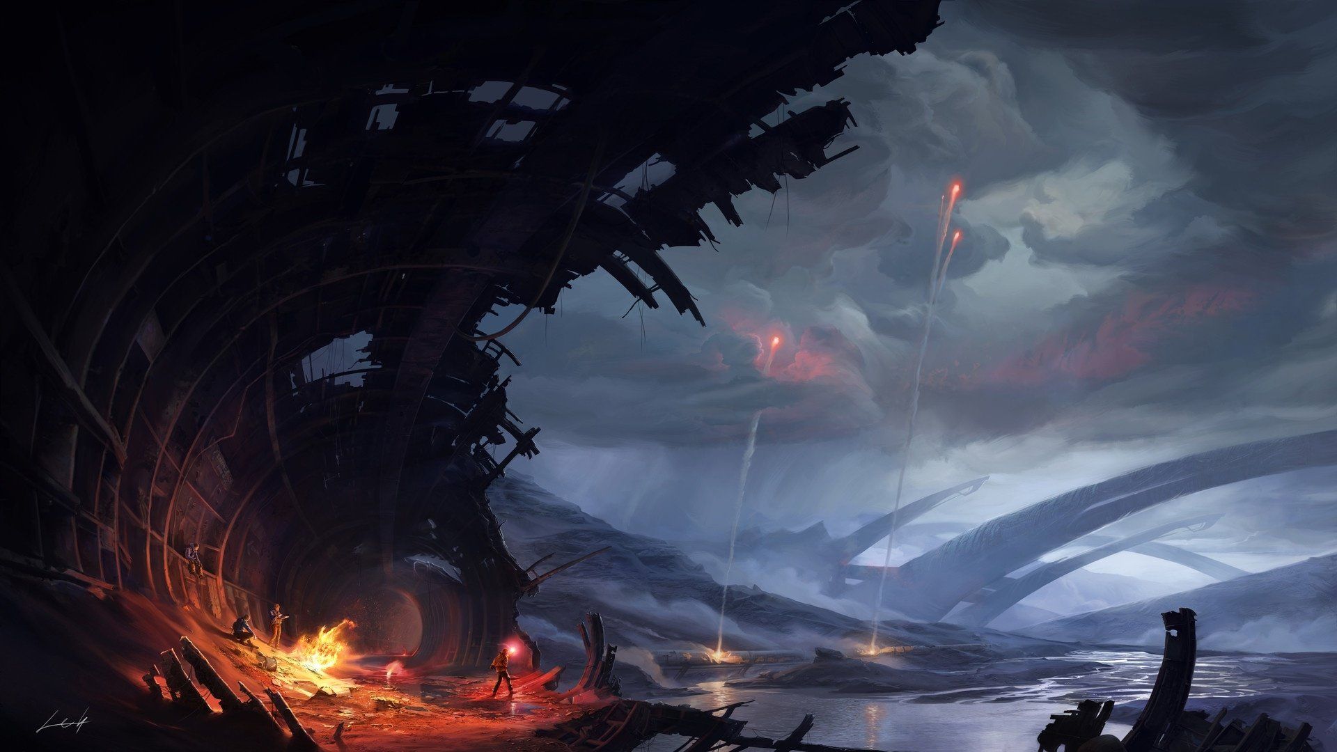 Rinzler On Landscapes Digital Art Landscape Wallpaper
