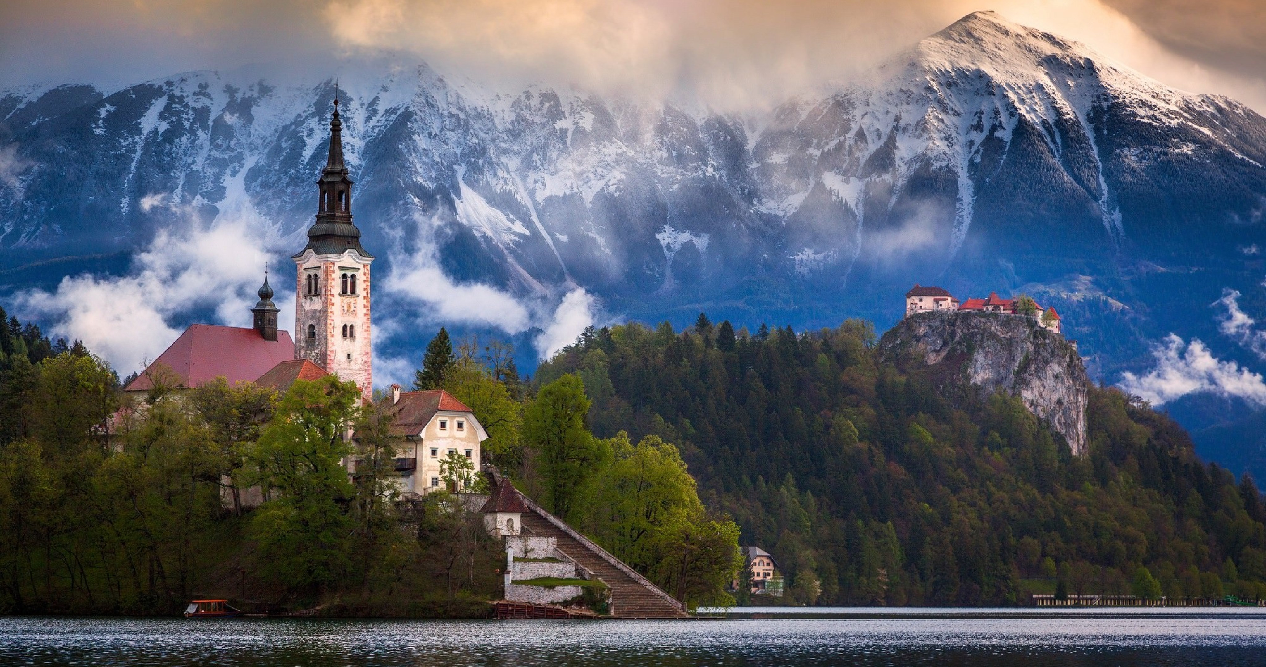 Slovenia Lake Bled 4k Ultra HD Wallpaper High Quality Walls