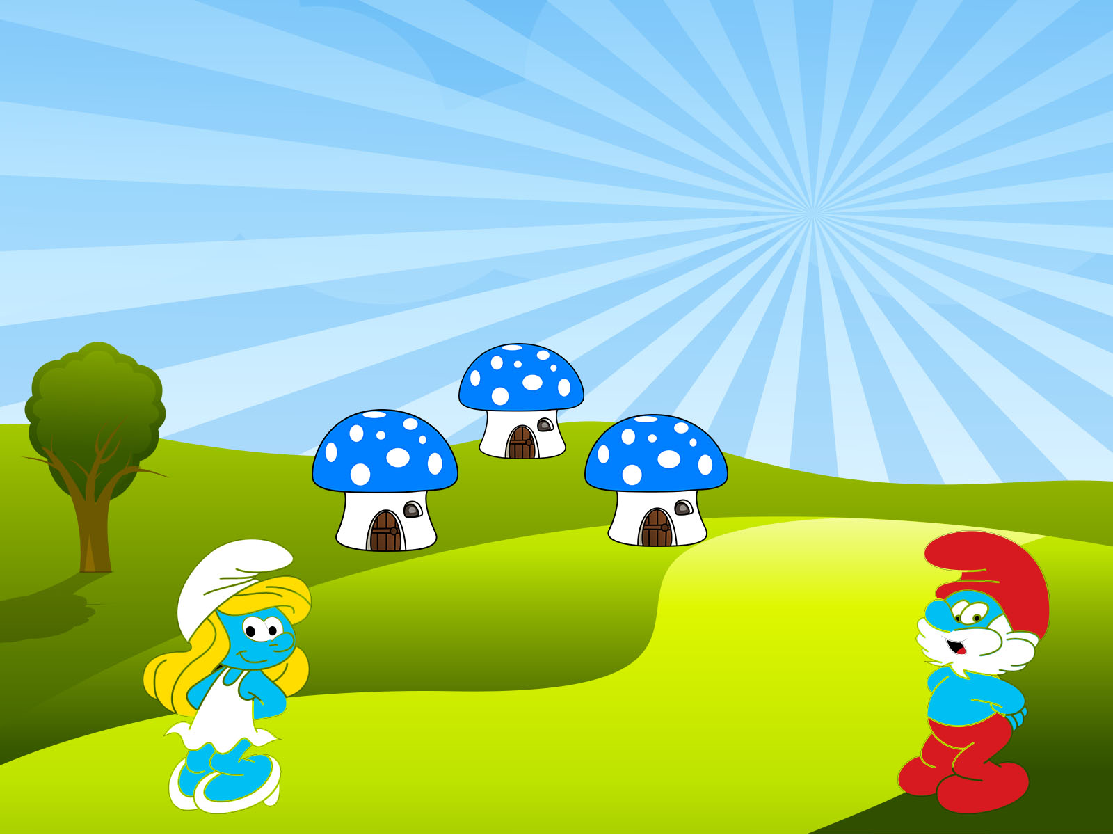 Free download Cute Smurfs Backgrounds Cartoon PPT Backgrounds [1600x1200]  for your Desktop, Mobile & Tablet | Explore 76+ Smurf Background | Smurf  Wallpapers, Smurf Wallpaper, Vintage Smurf Wallpaper