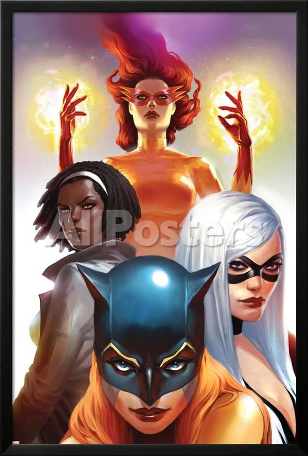 Marvel Divas No Cover Hellcat Black Cat Photon And Firestar