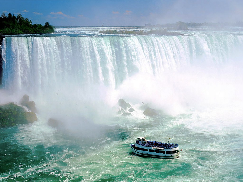 Natural Scenery Wallpaper Niagara Falls In Canada
