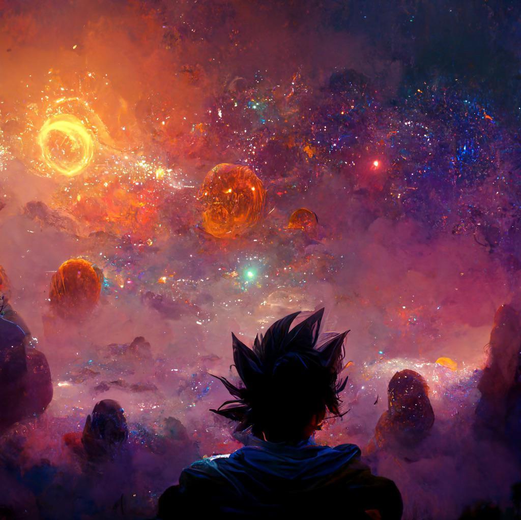 Ai Painting With The Keywords Universe Goku Dragon Ball
