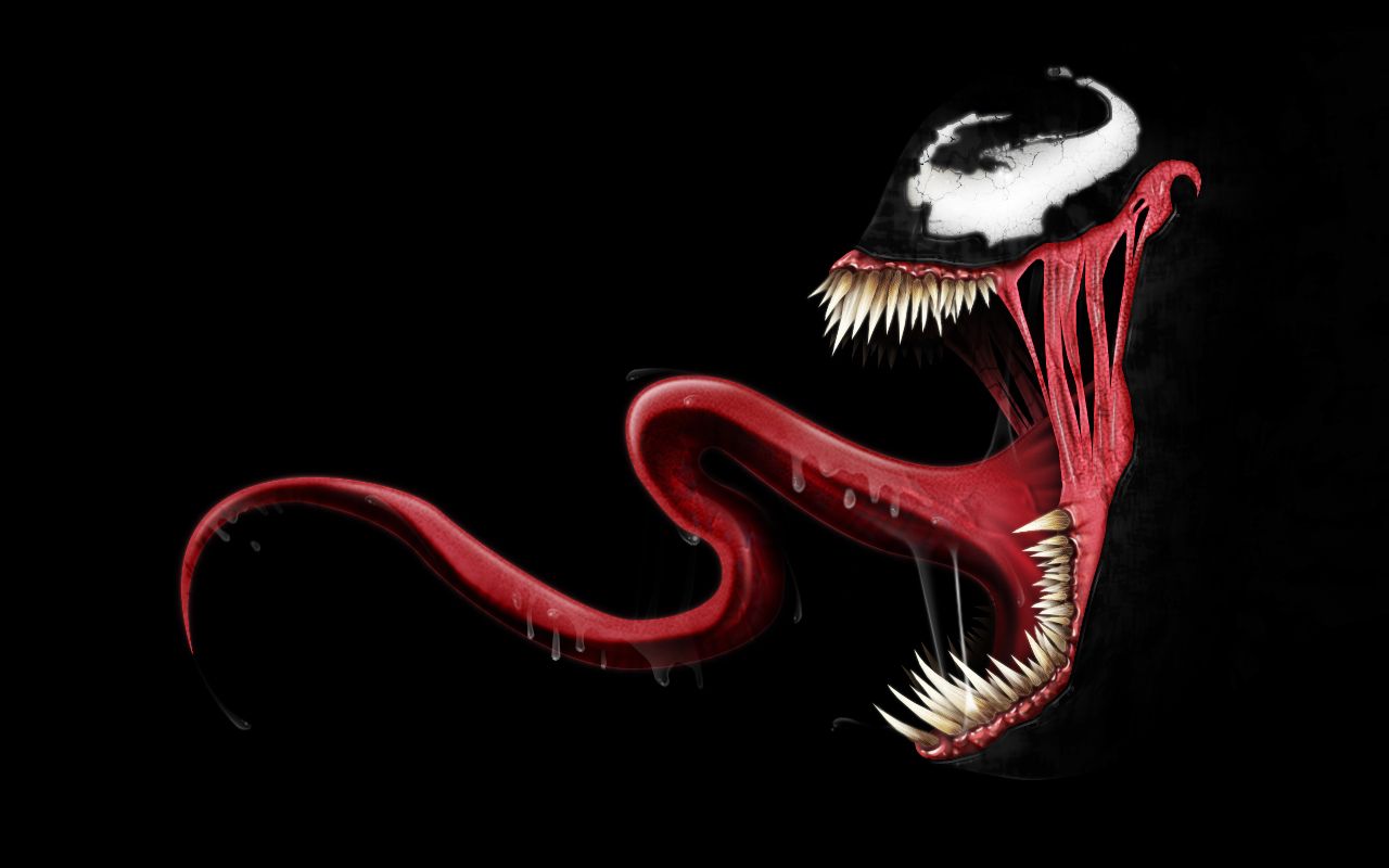 Venom black comics tongue venom 163003