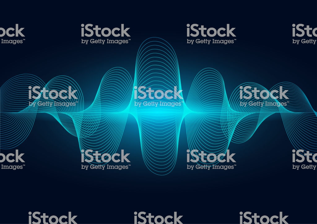 Line Soundwave Abstract Background Stock Vector Art More Image