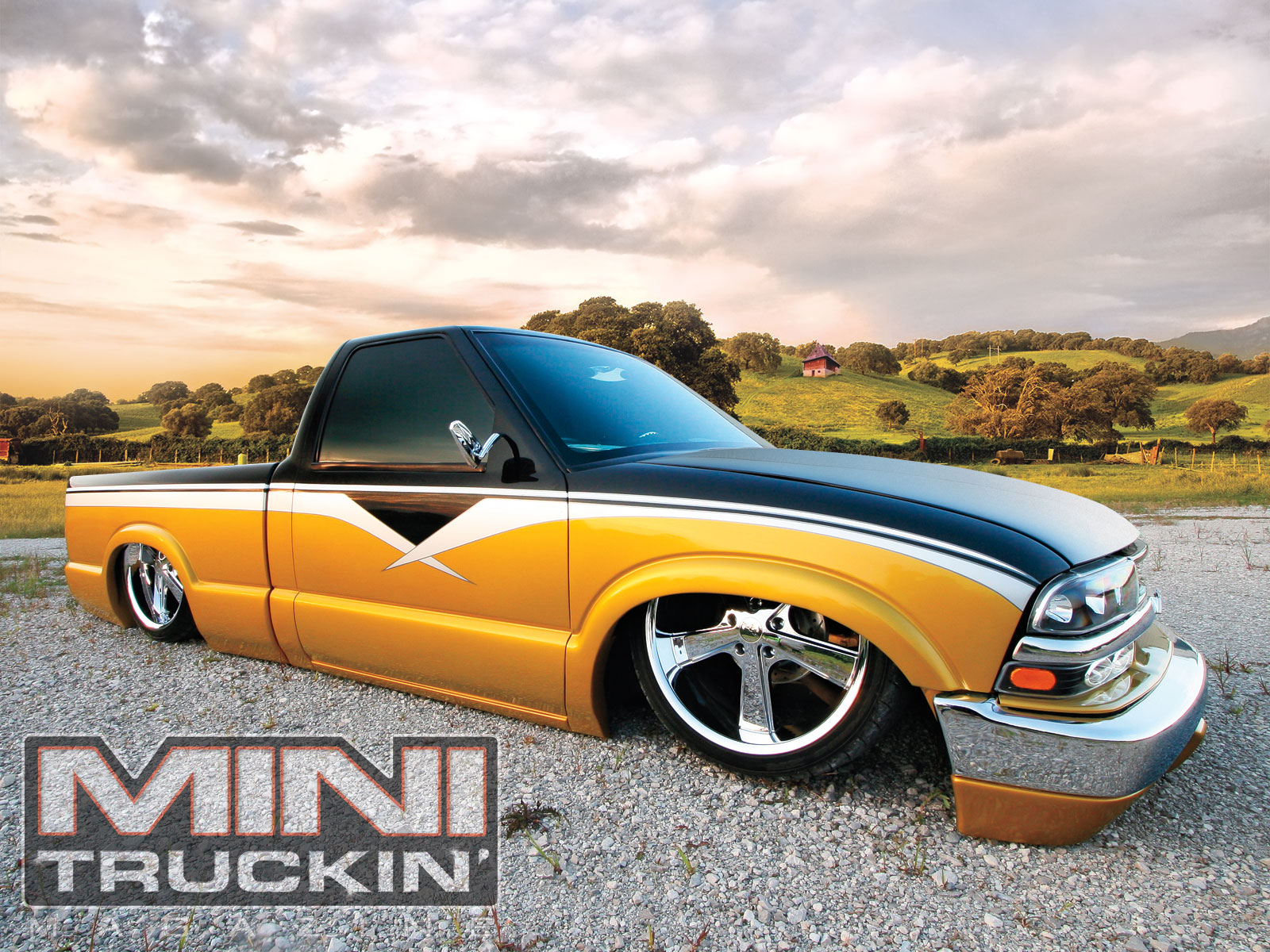 Mini Truckin Wallpaper December Chevy S10 Front Angle