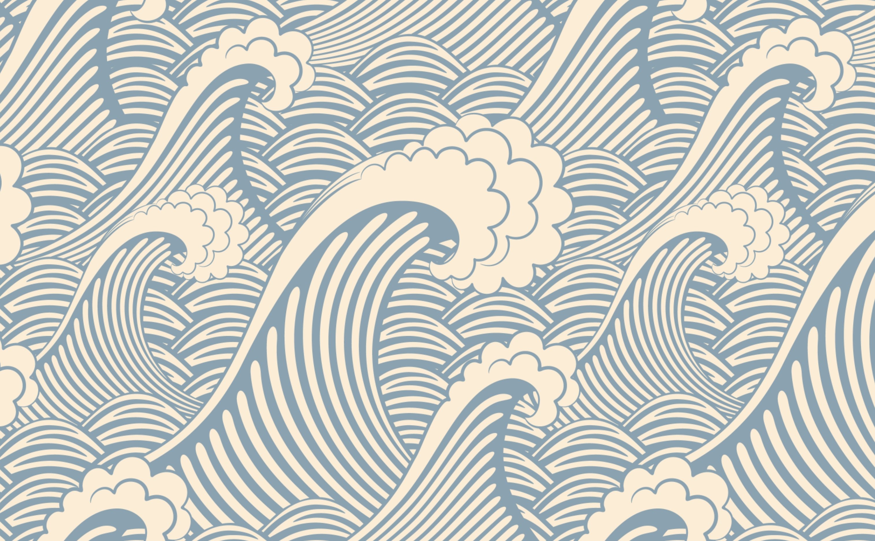 Nautical Waves Wallpaper for Walls Waves of Chic