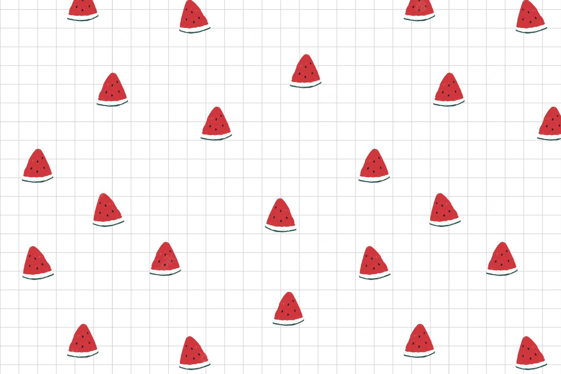 Checkered Watermelon Summer iPhone Wallpaper