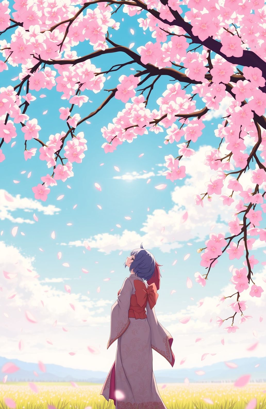 Anime Cherry Blossom Wallpaper