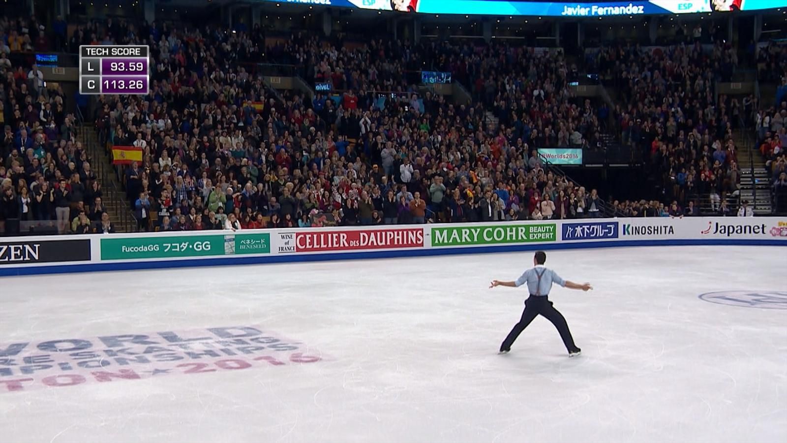 Video Javier Fernandez Pulls Off Spectacular Skate To