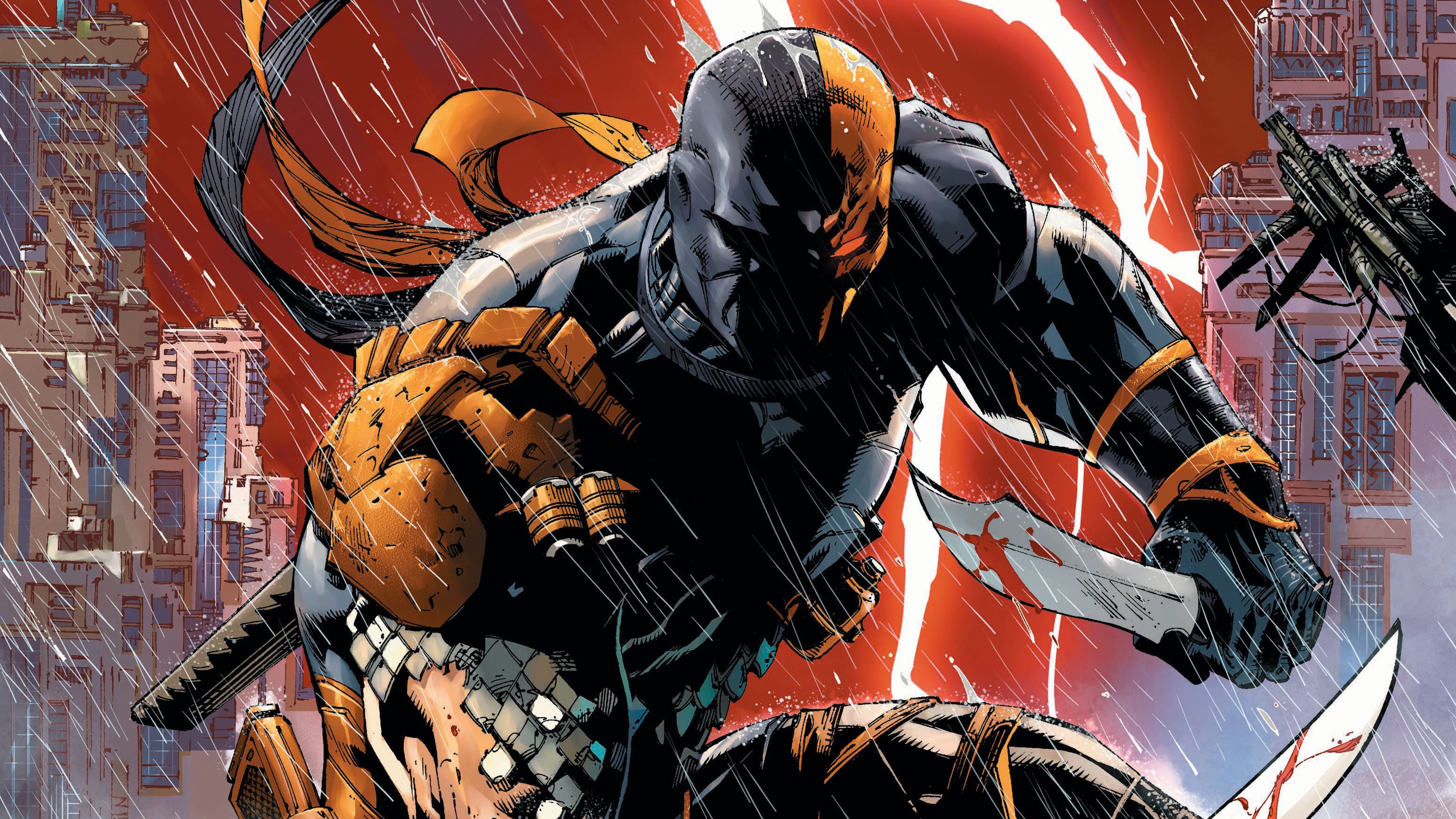 Deathstroke Comic Artwork 4k Hd Artist Wallpaper Image Photos And Picture
