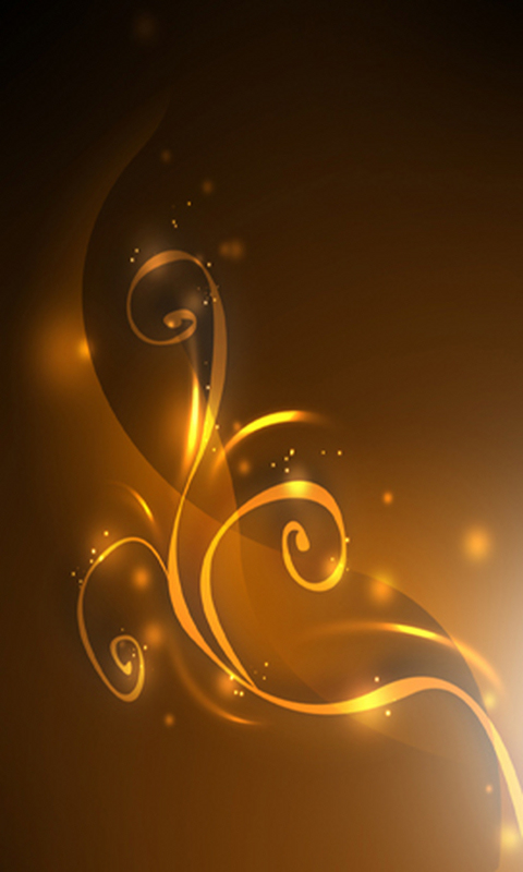 Animated Gold Rose Love Smartphone Wallpaper HD