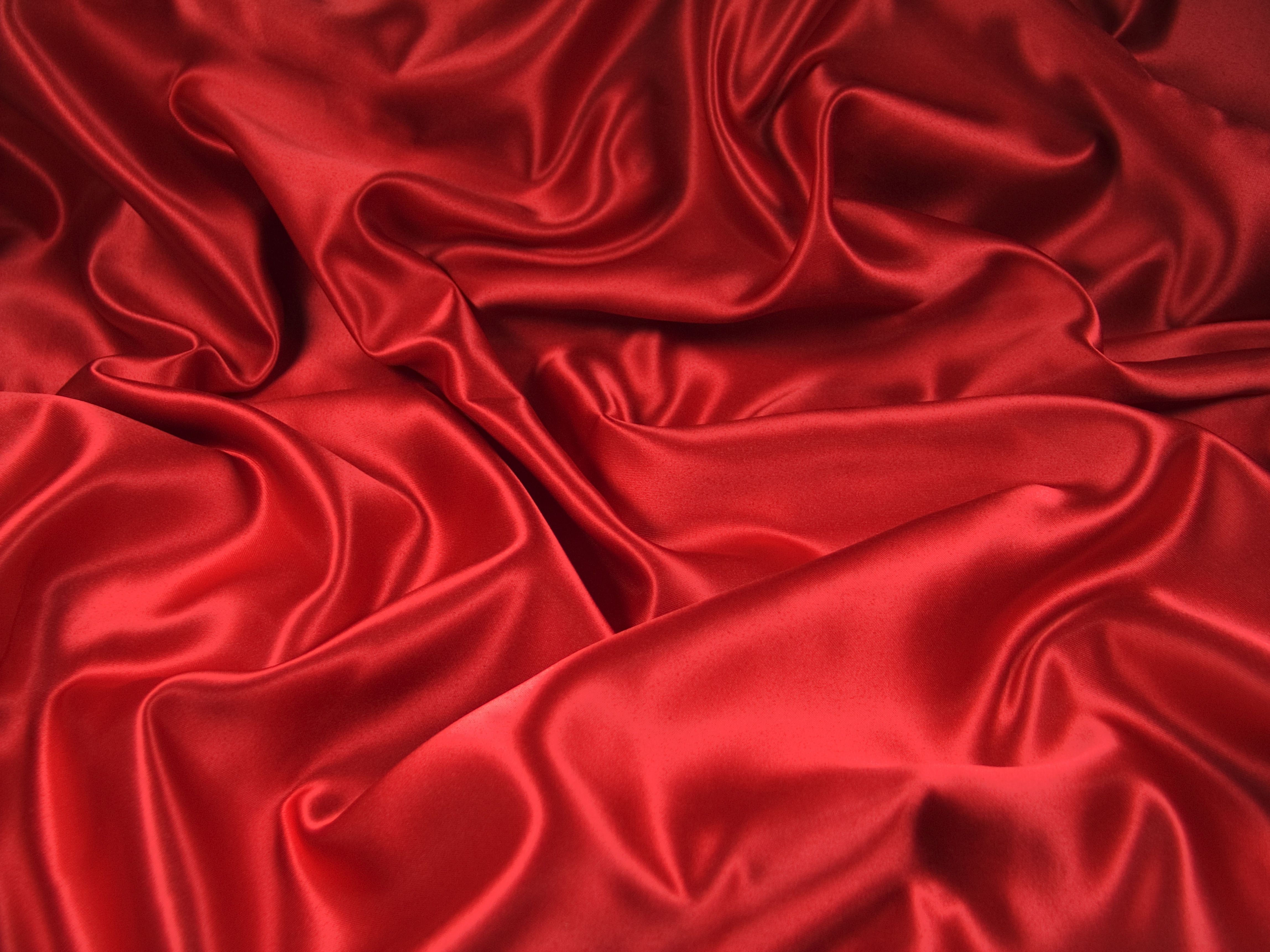Red Fabric Wallpaper Top Background