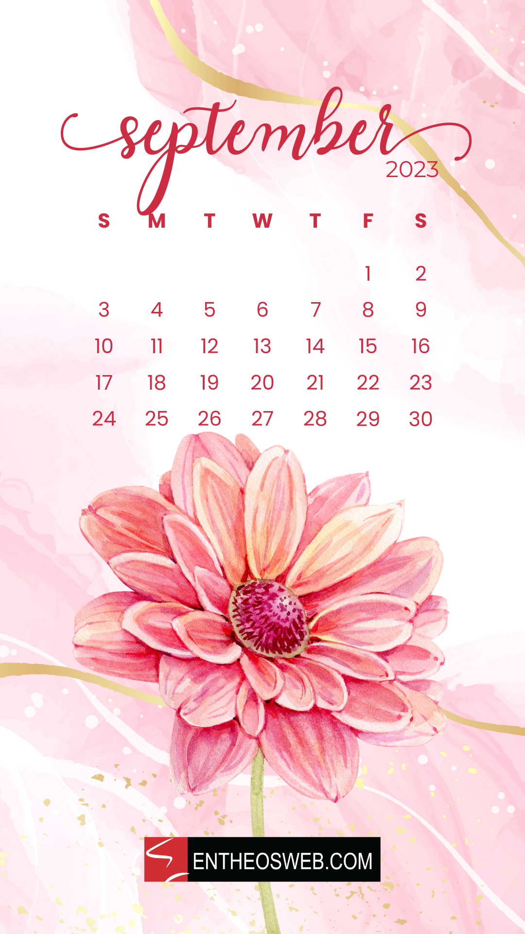 September Calendar Phone Wallpaper Entheosweb