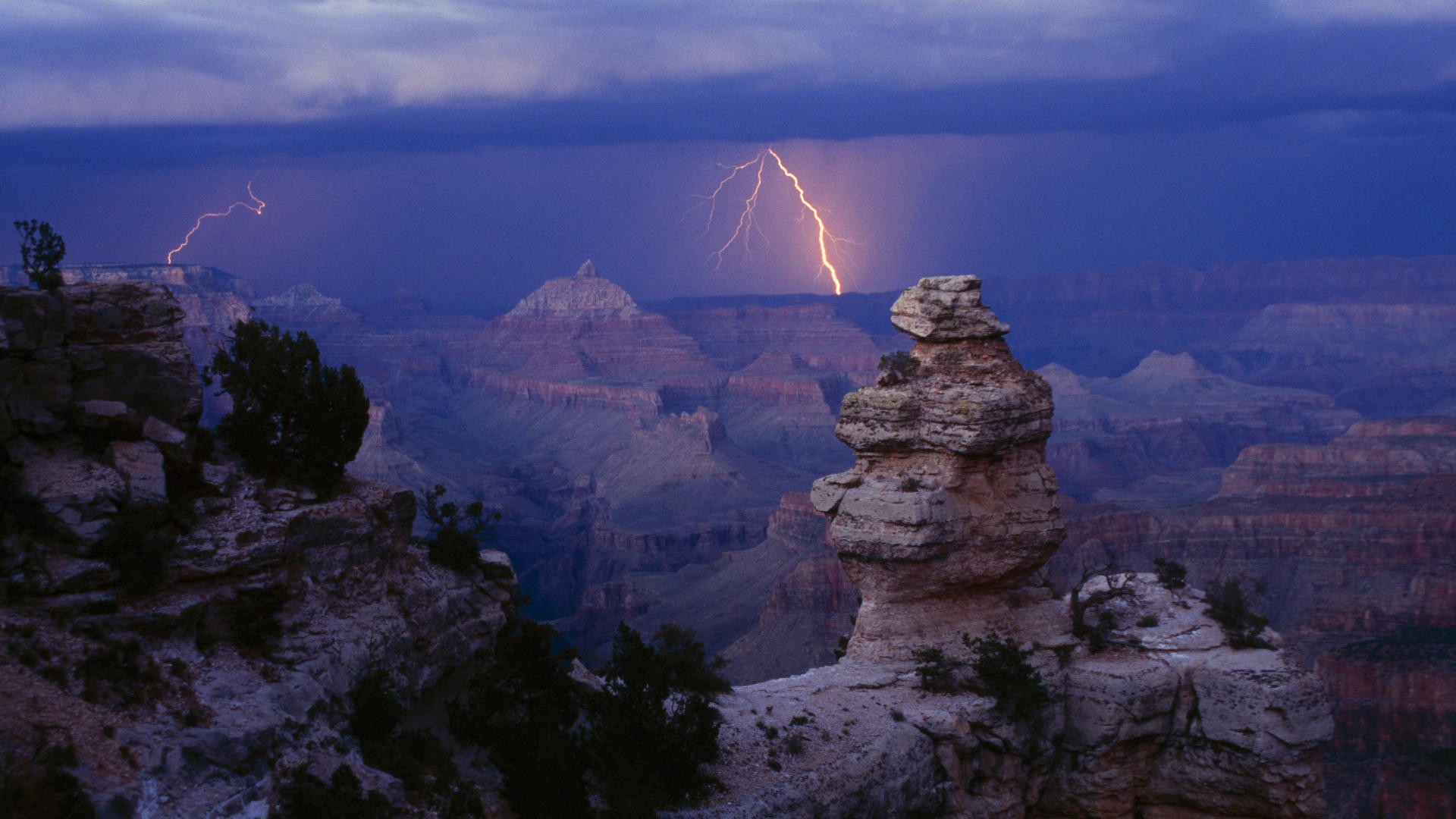 World Storm Wallpaper Arizona Grand Canyon