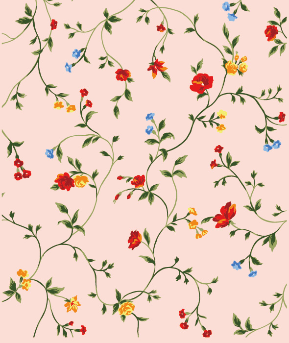 Keywords Cute Flower Flowers Arabesques Leaves Background Wallpaper